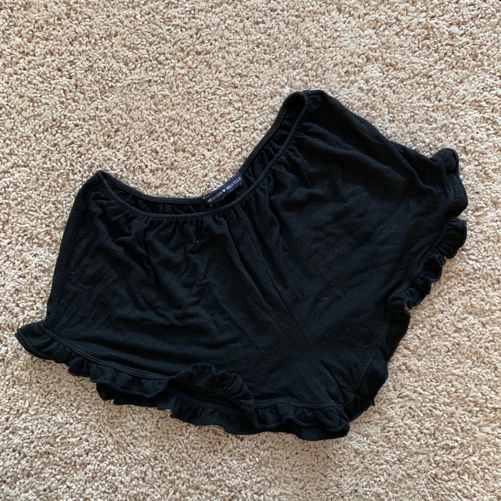 Brandy Melville Black Vodi Shorts One Size